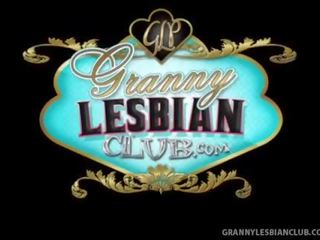 Lesbian Granny Yara Serviced by desirable Rebecca